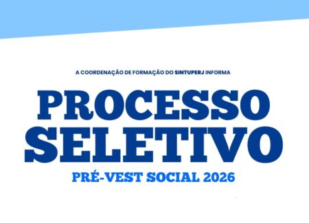 Pré-vestibular Social do Sintuperj torna pública a lista parcial de estudantes que cursarão o preparatório em 2026