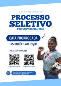 Pré-vestibular Social do Sintuperj prorroga inscrições até o dia 26 de janeiro
