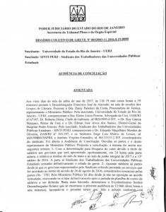 Acordo judicial com Sintuperj pode garantir pagamentos na Uerj