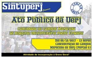 Sintuperj convoca ato público com incorporação à greve geral