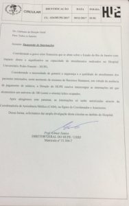 Hospital Pedro Ernesto suspende internações