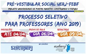 FEBF lança processo seletivo para Pré-Vestibular Social