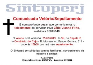 Nota de falecimento: Zélio Vianna Filho