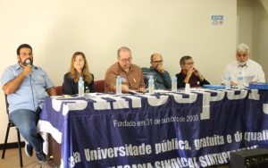 Delegacia Sindical Sintuperj-Uenf promove debate com candidatos à reitoria da universidade