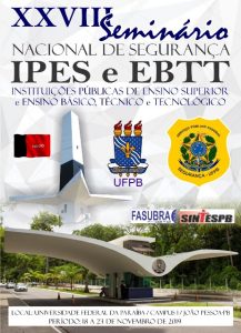 Sintuperj envia delegados para XVIII Seminário Nacional de Segurança das Instituições Públicas de Ensino Superior