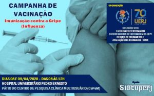 Dessaúde-Uerj promove no Hospital Pedro Ernesto campanha de vacinação contra gripe (influenza)