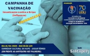 Dessaúde-Uerj prorroga campanha de vacinação contra gripe (influenza) no Hupe