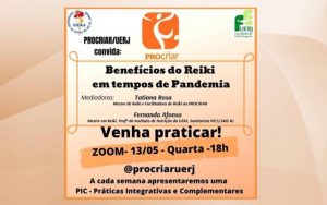 Programa de Extensão Saberes e Práticas da Uerj promove nesta quarta evento sobre benefícios do reiki