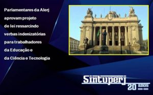 Parlamentares da Alerj aprovam projeto de lei ressarcindo verbas indenizatórias para trabalhadores da Educação e da Ciência e Tecnologia