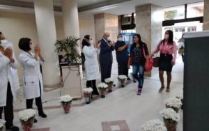 Profissionais da enfermagem do Hupe recebem homenagens no dia 12/05, data que marca o início da Semana de Enfermagem da unidade