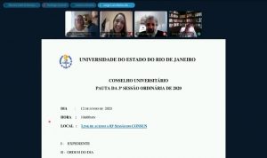 Consun-Uerj pauta combate à COVID-19 e perspectivas da universidade pós-pandemia