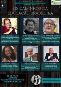 Nibrahc debate os rumos da Educação Brasileira nesta quinta (09/07)