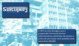 Técnico-administrativos: progressão funcional de 2021 será paga nesta sexta-feira (05/08)