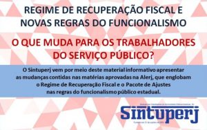Regime de Recuperação Fiscal e novas regras do funcionalismo: o que muda para os trabalhadores do serviço público?