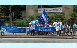 Comunidade da Uezo promove ato para mostrar à população da Zona Oeste benefícios do projeto de incorporação pela Uerj