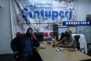 Reitor da Uenf debate demandas técnico-administrativas com Direção do Sintuperj