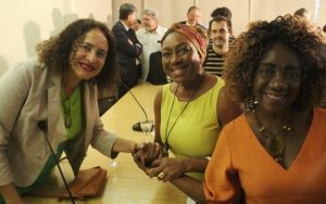 Sintuperj participa de evento em homenagem a Luiz Pinguelli Rosa e aproveita diálogo com ministra para reivindicar solução para liberação dos auxílios dos trabalhadores de Uerj e Uenf