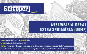 Assembleia Geral Extraordinária (Uenf), 16/05, 09h