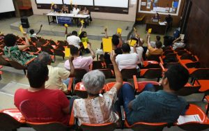 Assembleia dos técnicos da Uerj pauta reformulação do plano e eleições na Uerj