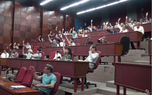 Conselheiros se reúnem na primeira sessão do Consun-Uerj do ano de 2024