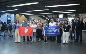 Sintuperj e Asduerj realizam ato na Uerj e convocam trabalhadores e estudantes para manifestação no Palácio Guanabara