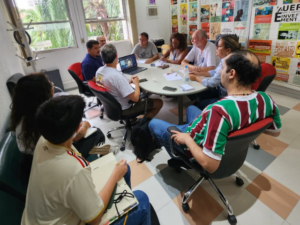 Sintuperj se reúne com entidades representativas das categorias na Uerj para organização do ato do dia 18/03