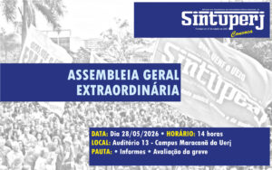 Assembleia dos técnicos da Uerj, dia 28/05, às 14h