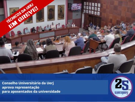 Conselho Universitário da Uerj aprova representação para aposentados da universidade