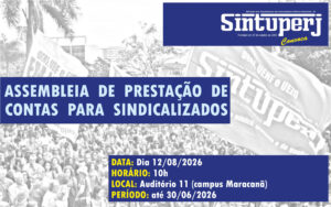 Sintuperj convoca: Assembleia de prestação de contas para sindicalizados