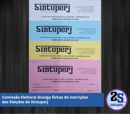 Comissão Eleitoral divulga fichas de inscrições das Eleições do Sintuperj